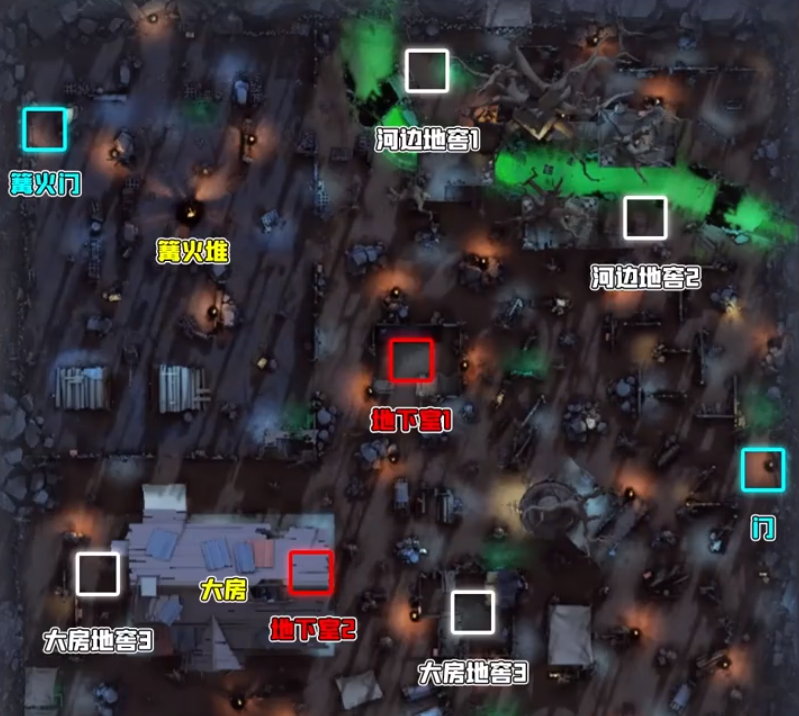 《第五人格》不歸林地窖刷新點介紹
