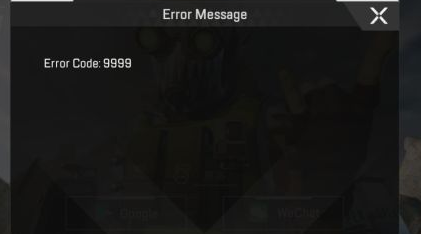 《apex英雄手游》錯(cuò)誤代碼errorcode9999出現(xiàn)原因