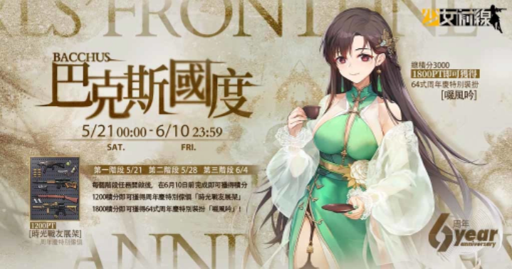 《少女前線》全球上市6周年慶典即將開幕周年慶裝扮與周年活動(dòng)同步登場(chǎng)