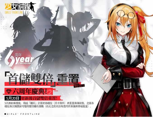 《少女前線》全球上市6周年慶典即將開幕周年慶裝扮與周年活動(dòng)同步登場(chǎng)