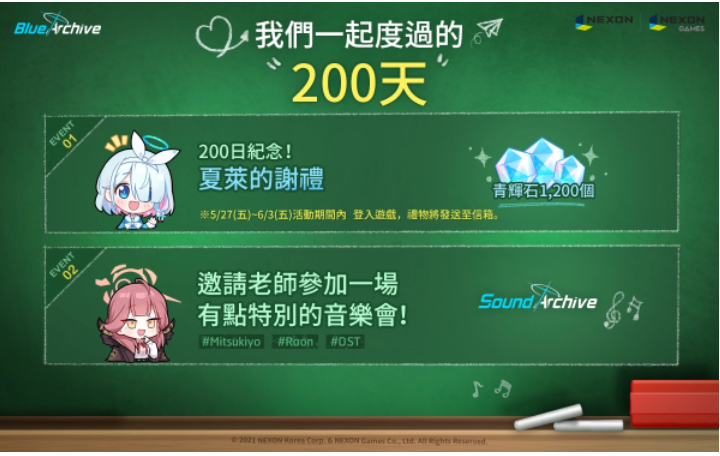《蔚藍(lán)檔案》舉辦0.5周年200日紀(jì)念、線上音樂會「SoundArchive」！