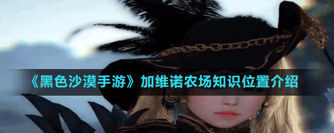 《黑色沙漠手游》加維諾農(nóng)場知識位置介紹