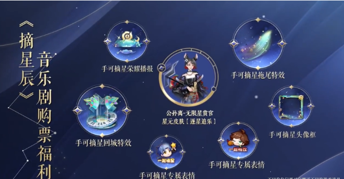 《王者榮耀》公開首個(gè)原創(chuàng)音樂劇《摘星辰》購票福利