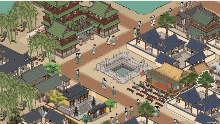 古風(fēng)城市建造游戲《滿庭芳：宋上繁華》上線Steam，融合歷史、劇情、策略元素