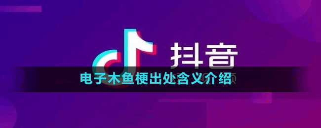 電子木魚(yú)梗出處含義介紹
