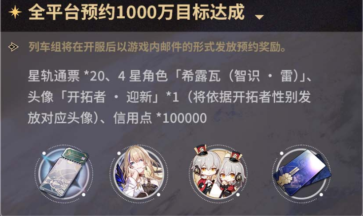 《崩壞星穹鐵道》開(kāi)服獎(jiǎng)勵(lì)一覽