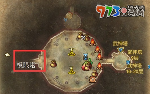 《劍靈》全新無(wú)限之塔入口位置