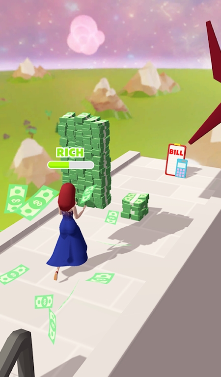 富有的種族金錢(qián)賽跑3D截圖(3)