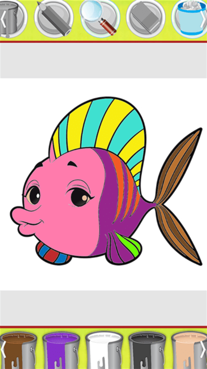 畫(huà)畫(huà)板趣涂色截圖(3)