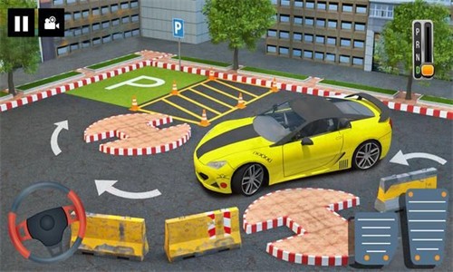 停車(chē)場(chǎng)學(xué)校汽車(chē)截圖(4)