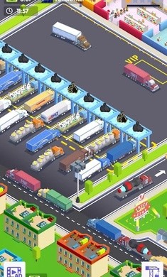 卡車(chē)?？看蠛嘟貓D(1)