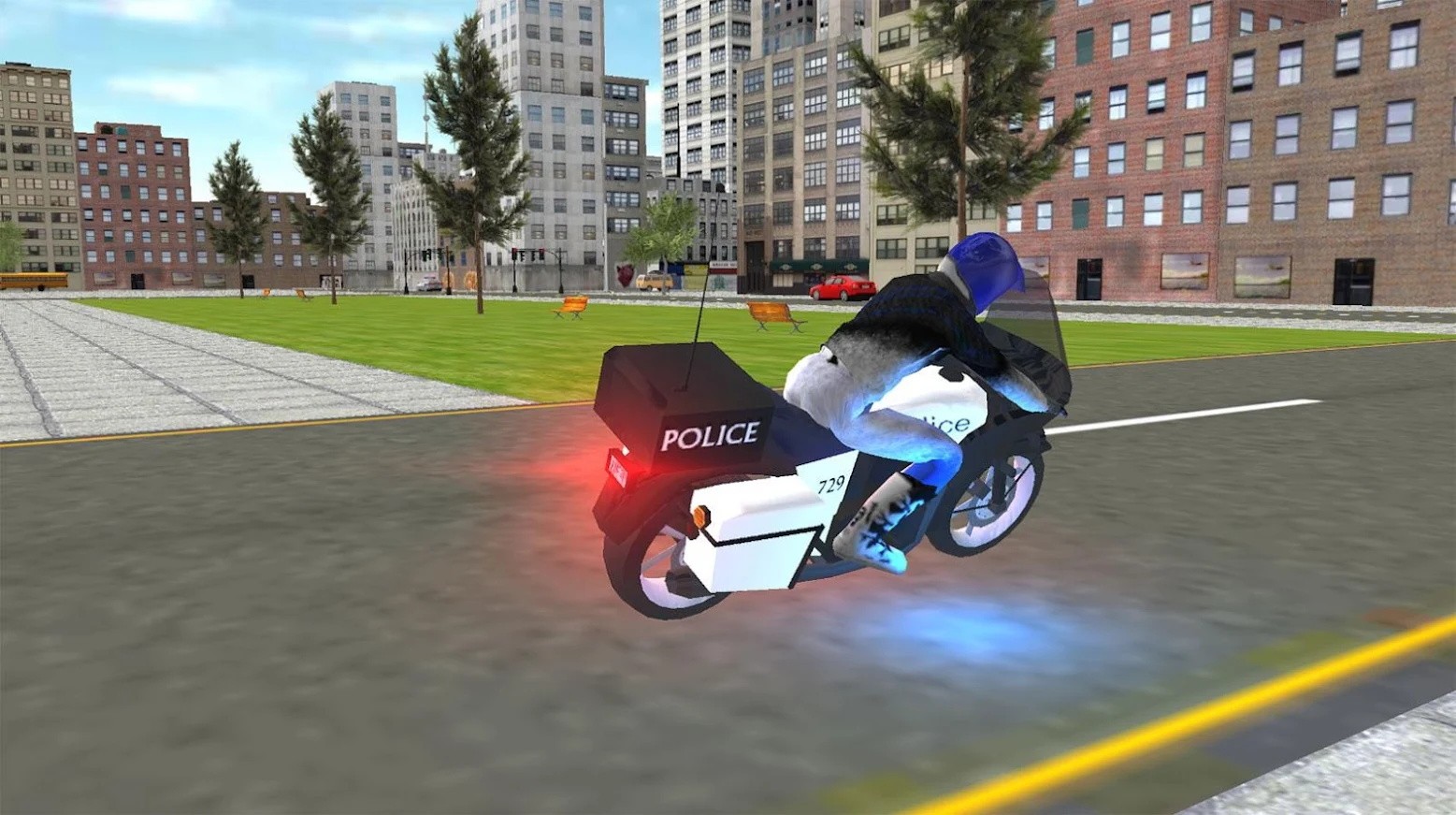 真實(shí)警察摩托車(chē)模擬器截圖(2)