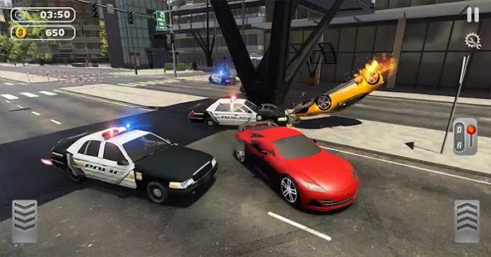 美國城市警車追逐截圖(1)