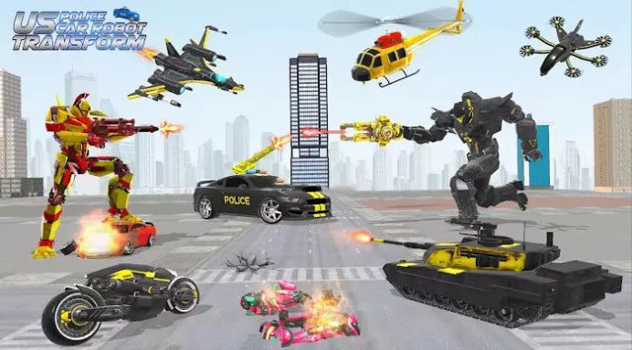 美國警用機器人汽車大戰(zhàn)截圖(2)