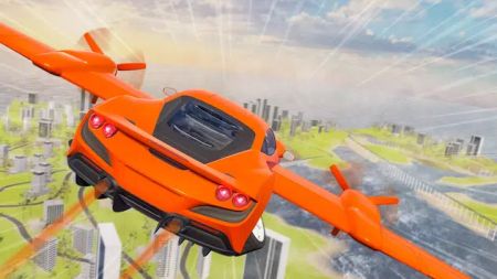 真正的運(yùn)動飛行汽車3d截圖(2)