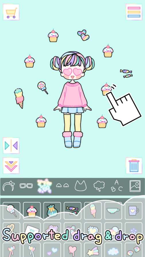 pastelgirl內(nèi)購(gòu)版全皮膚截圖(1)