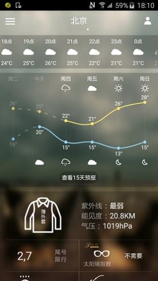 中國(guó)天氣通 v7.1截圖(4)