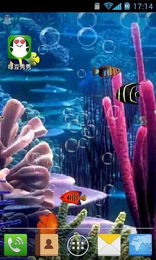 珊瑚里的魚綠豆動態(tài)壁紙截圖(3)