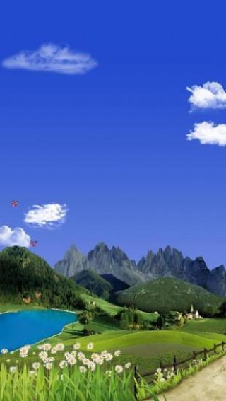 美麗山水-綠豆動態(tài)壁紙截圖(2)