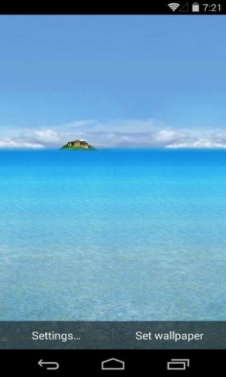 3D碧海藍天夢象動態(tài)壁紙截圖(3)