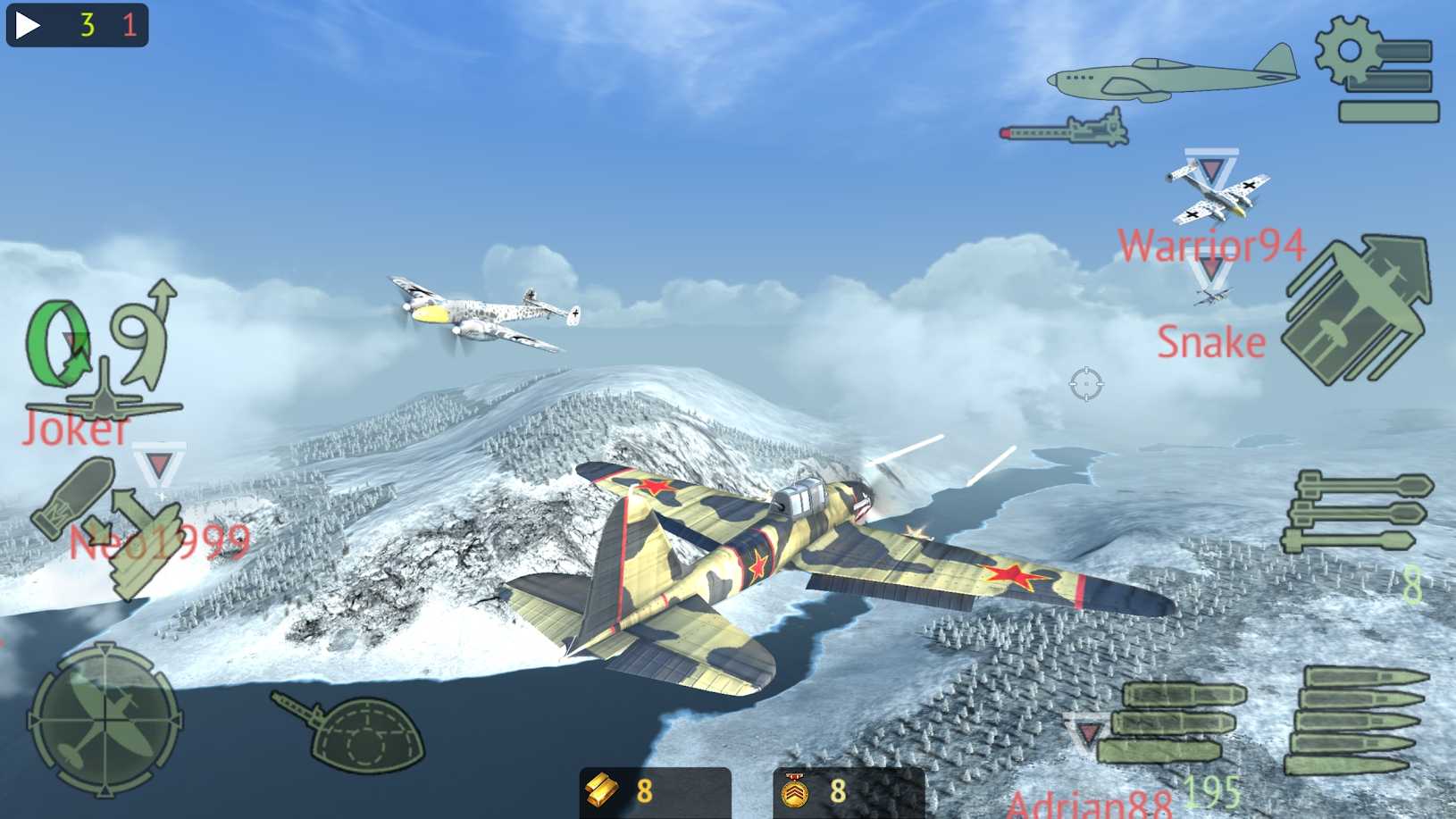 戰(zhàn)機二戰(zhàn)空中戰(zhàn)場截圖(4)