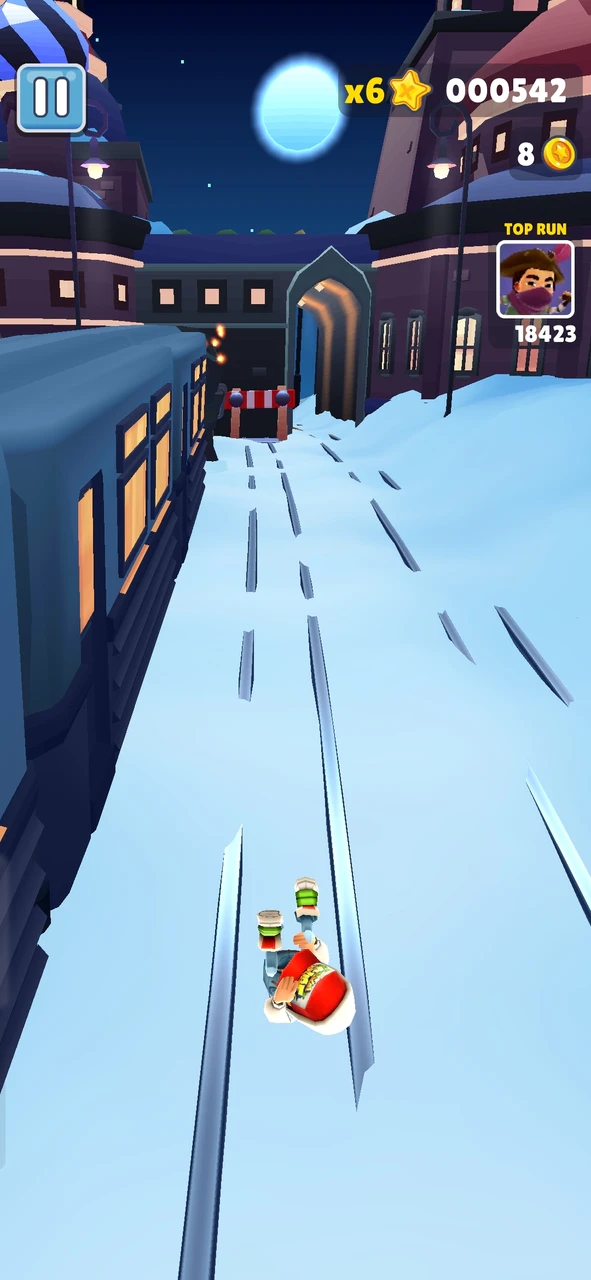 地鐵跑酷雪地版國(guó)際服版截圖(4)