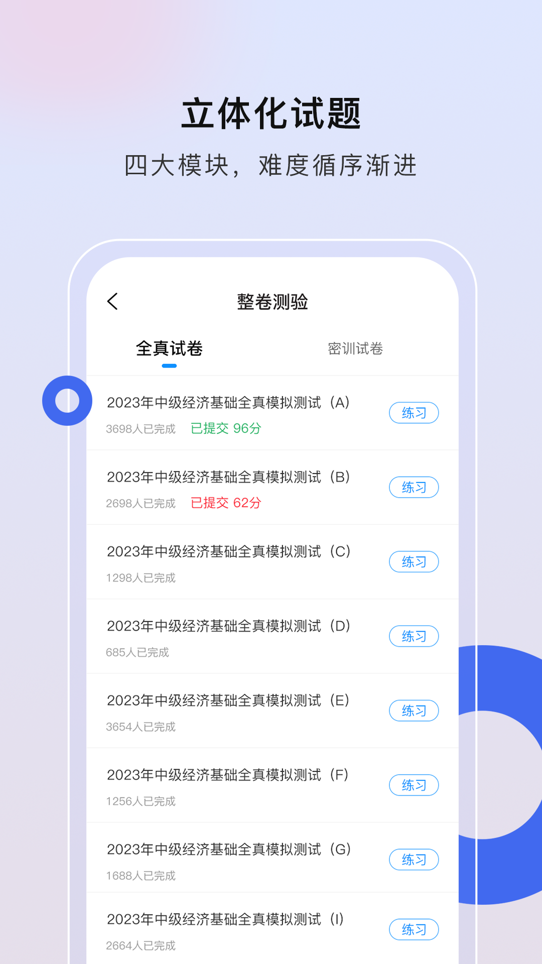 經(jīng)濟(jì)師慧題庫(kù)截圖(1)