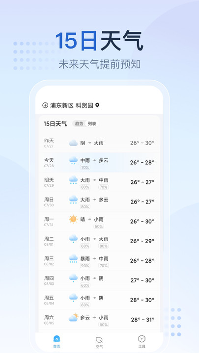 天氣預(yù)報(bào)星截圖(2)