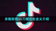 殺我別用xx刀梗出處含義介紹