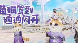 靈貓?zhí)мI喜接客，全新坐騎【乘月歸】萌動上線！