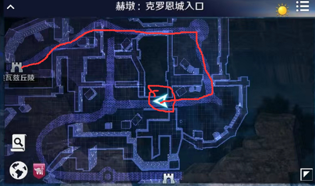 《黑色沙漠手游》那個人到來的日子1位置介紹