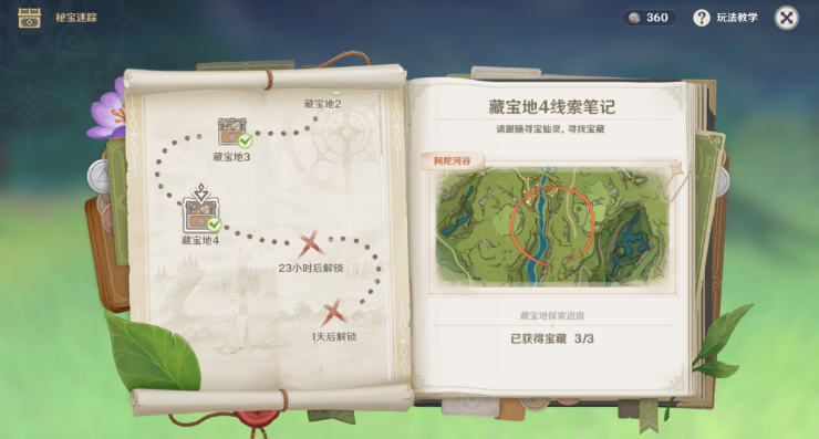 《原神》秘寶迷蹤活動第四天完成方法