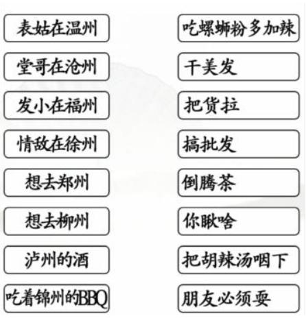 《漢字找茬王》第134關(guān)通關(guān)方法