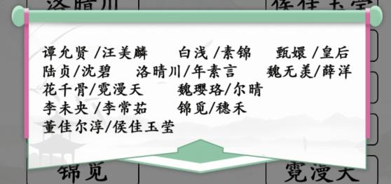 《漢字找茬王》第145關通關方法