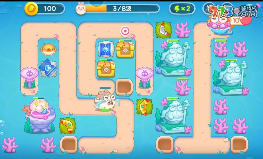 《保衛(wèi)蘿卜4》海的閨女第116關通關攻略