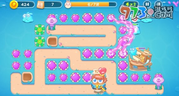 《保衛(wèi)蘿卜4》嗨釣度假島第3關通關方法